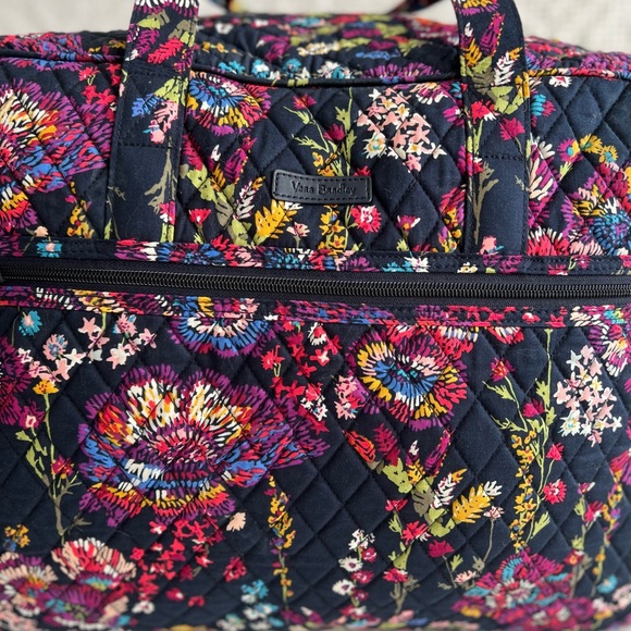 Vera Bradley Bags Vera Bradley Medium Traveler Carry On Bag With Midnight Wildflowers Design